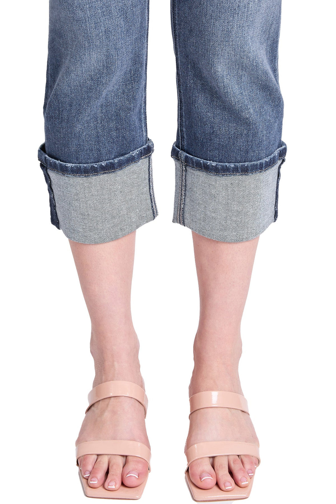 Plus High Rise Cuff Capri