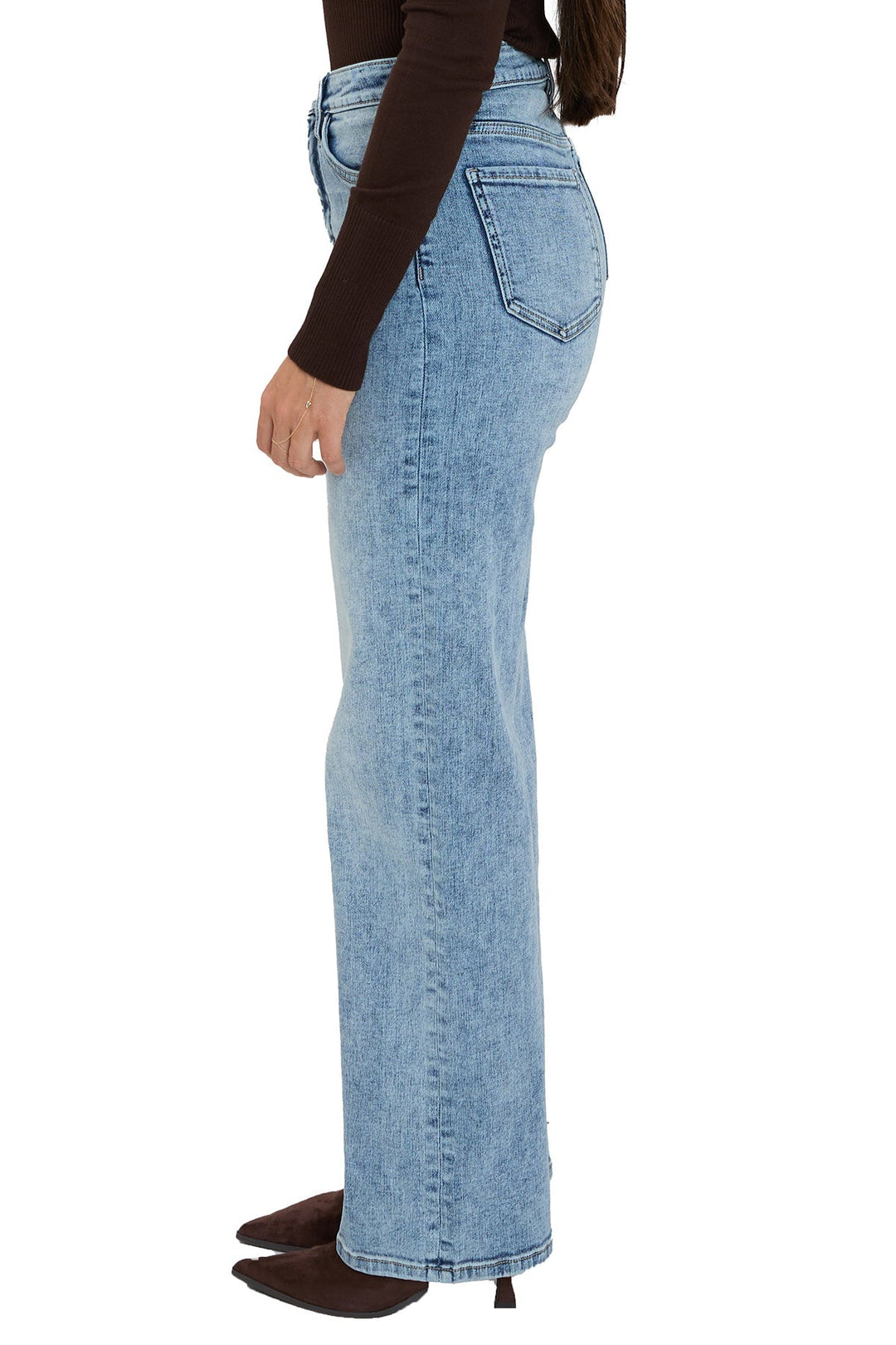 Plus Hailey High Rise Wide Leg Jeans