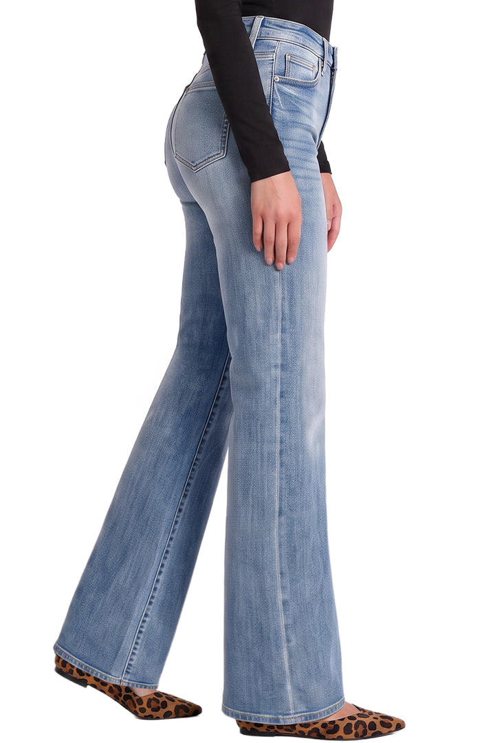 Hailey High Rise Slim Wide Leg Jeans
