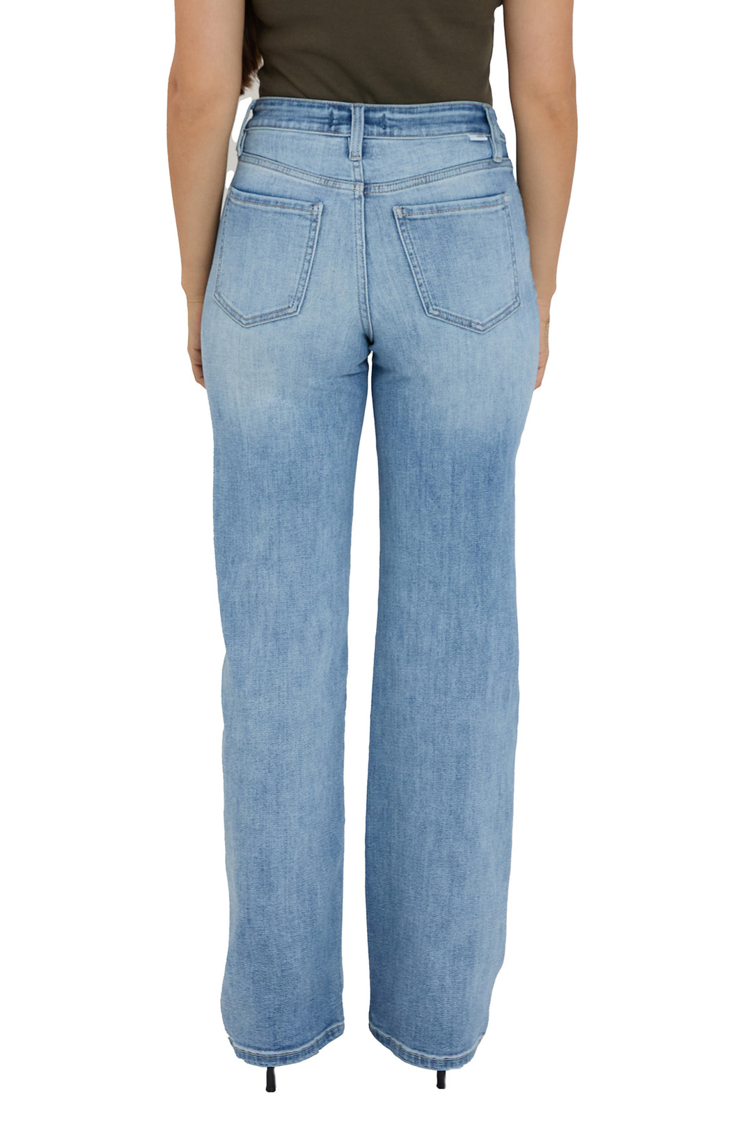 Plus Hailey High Rise Wide Leg Jeans