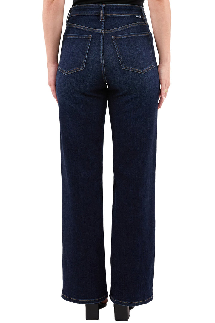 Plus Hailey High Rise Slim Wide Leg Jeans