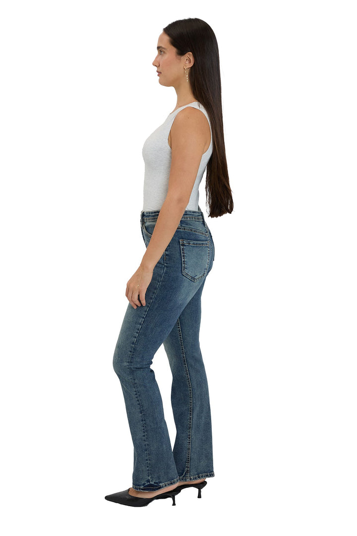 Mia High Rise Western Bootcut Jeans