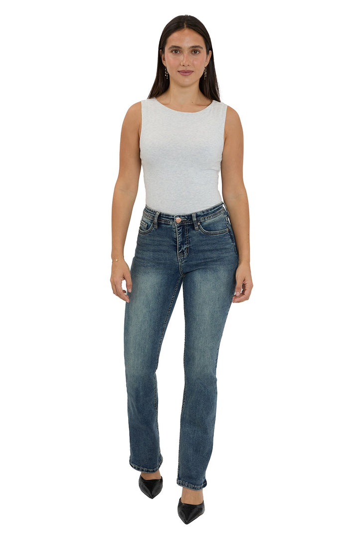 Mia High Rise Western Bootcut Jeans