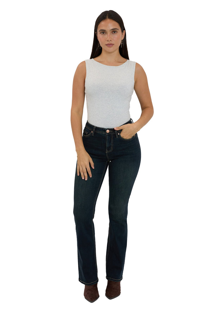 Mia High Rise Western Bootcut Jeans