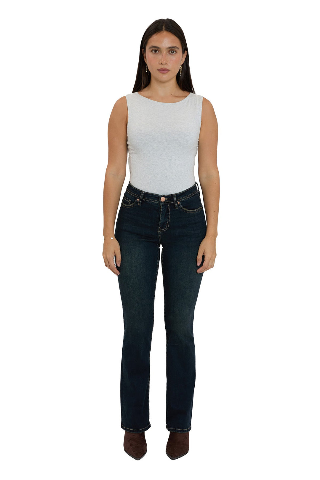 Mia High Rise Western Bootcut Jeans