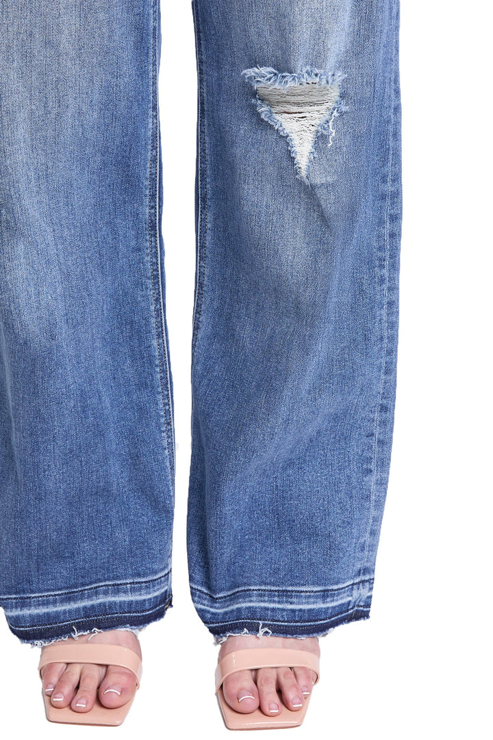 Plus Hailey High Rise Wide Leg Jeans
