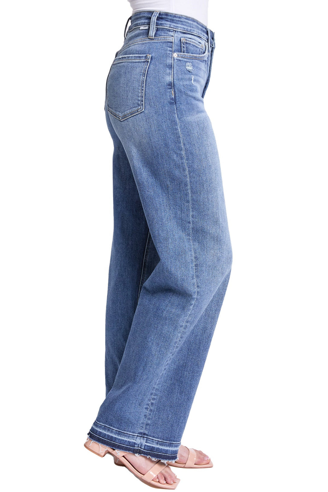 Plus Hailey High Rise Wide Leg Jeans