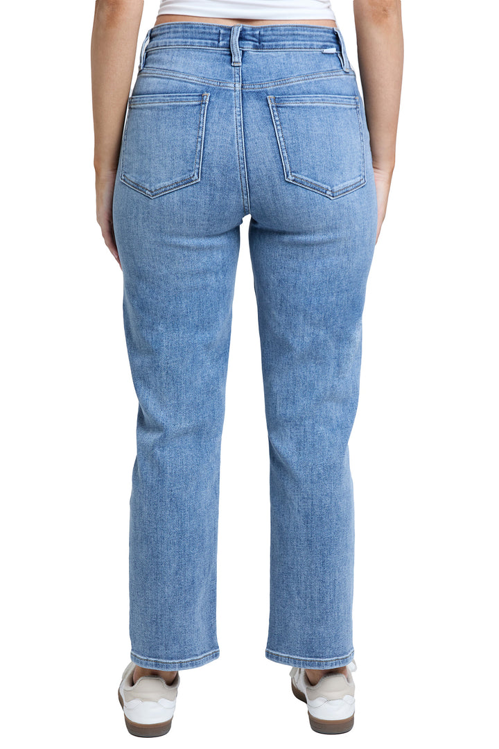 Dylan High Rise Cropped Straight Leg Jeans