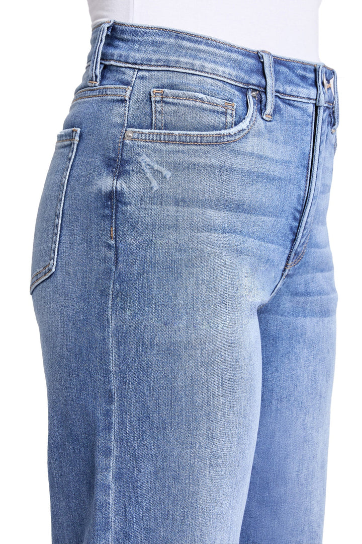 Plus Hailey High Rise Cuff Wide Leg Jeans