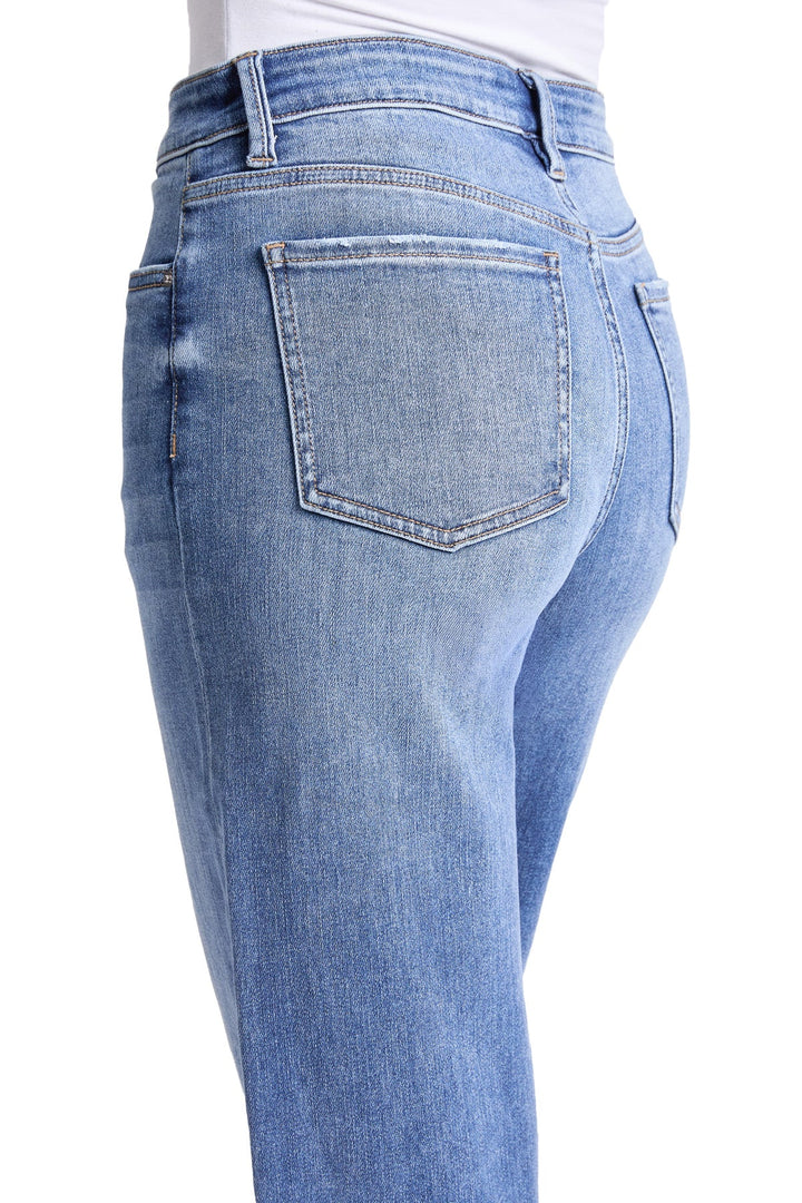Plus Hailey High Rise Cuff Wide Leg Jeans
