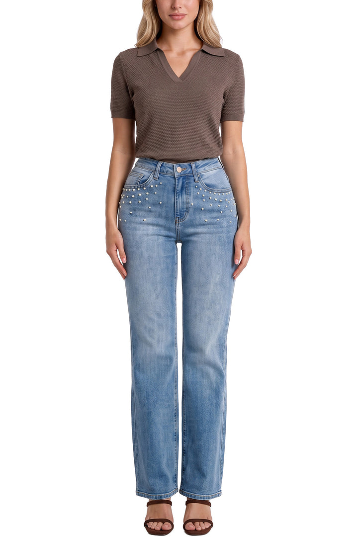 Mia Studded Bootcut Jeans