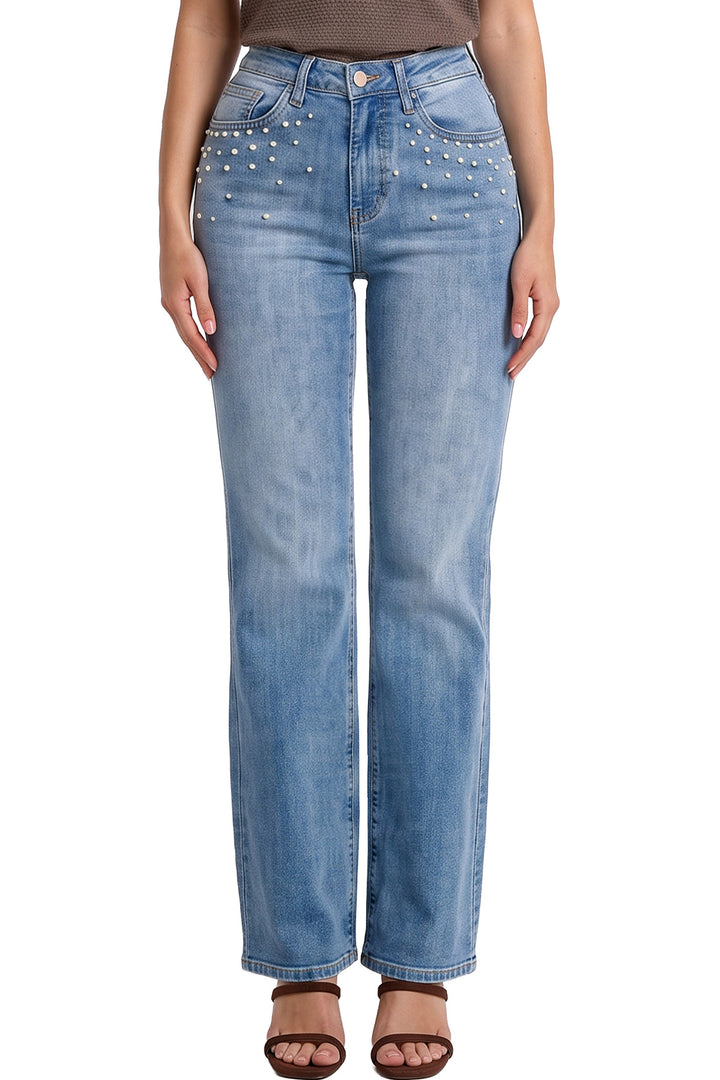 Mia Studded Bootcut Jeans