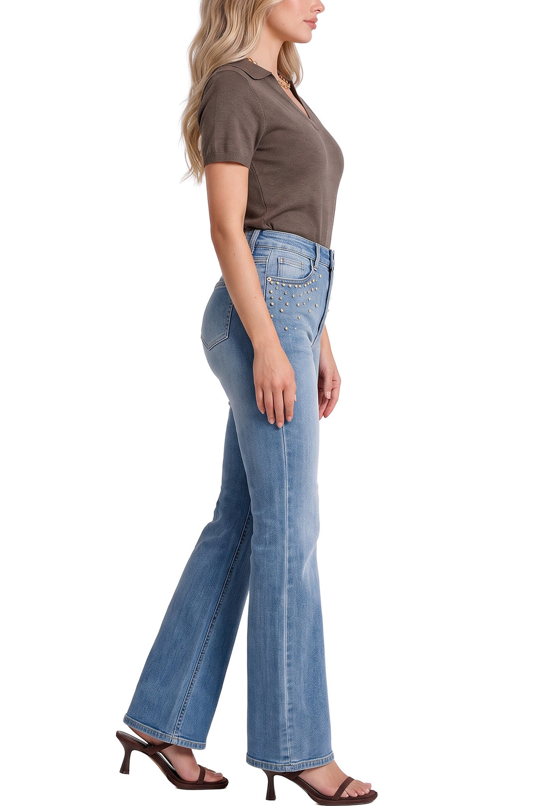 Mia Studded Bootcut Jeans