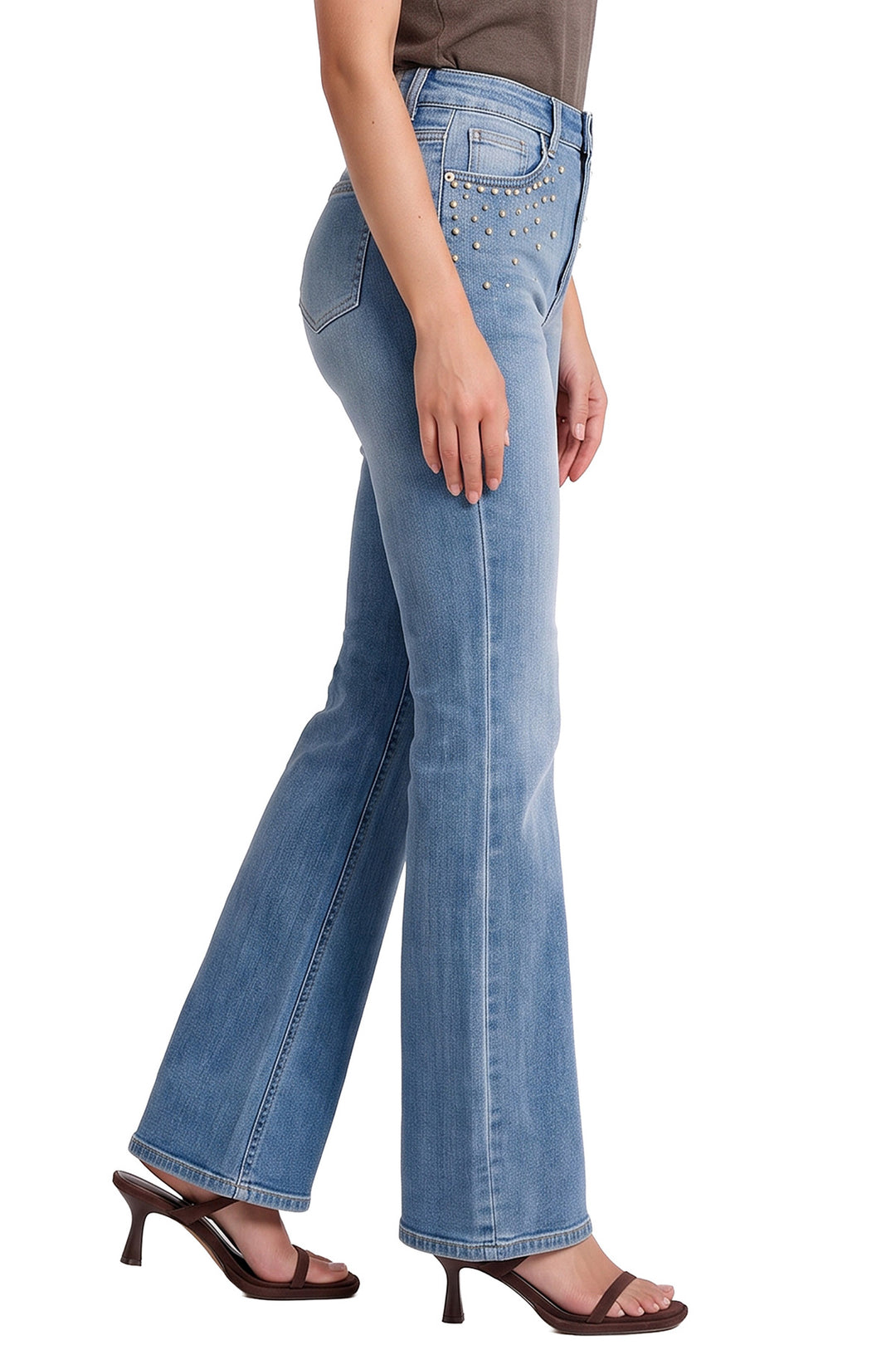 Mia Studded Bootcut Jeans