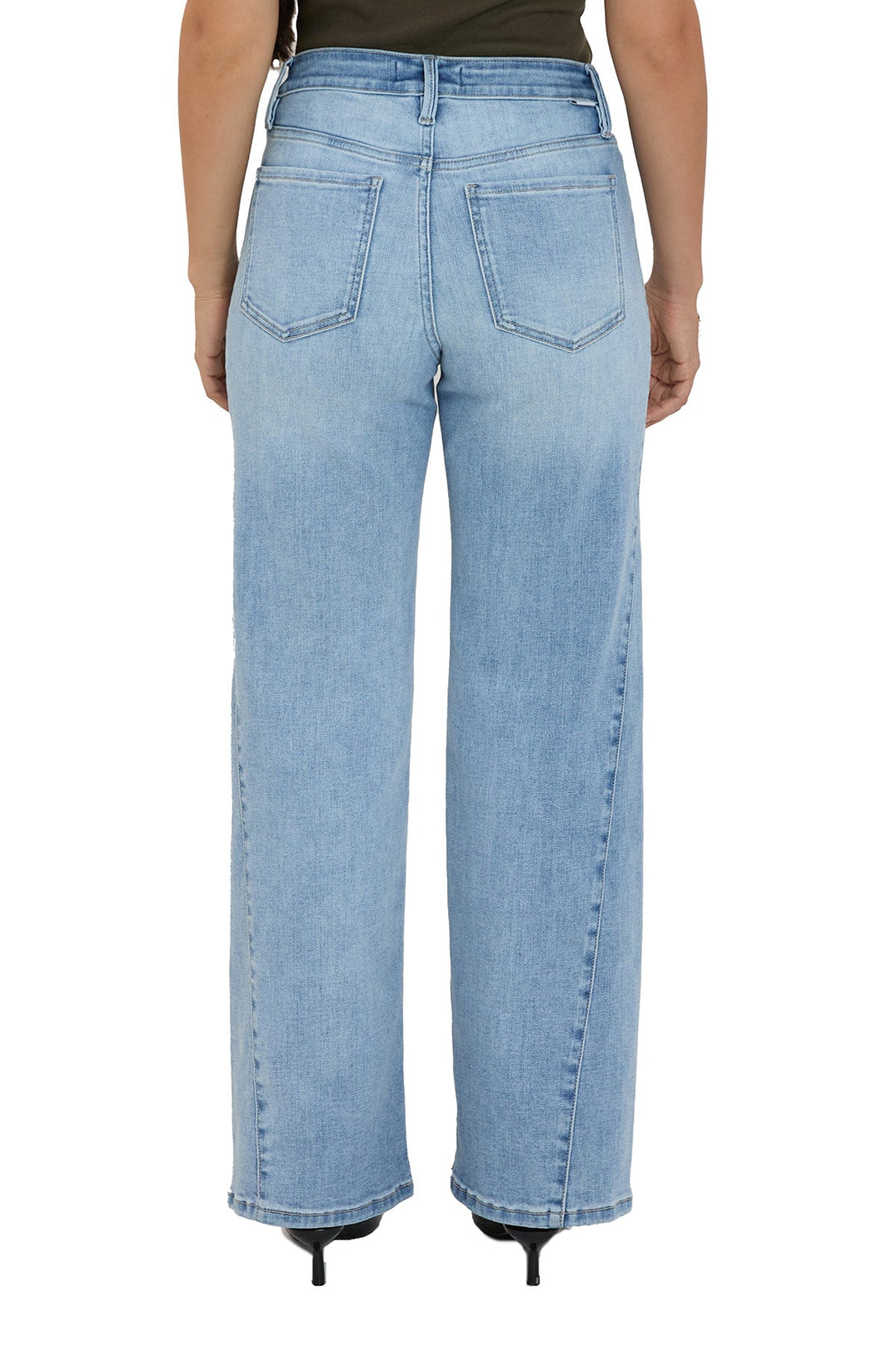 Hailey High Rise Contour Wide Leg Jeans