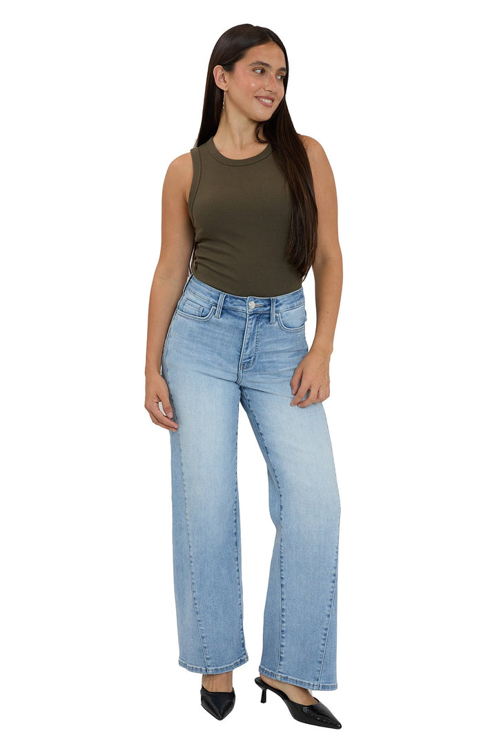 Hailey High Rise Contour Wide Leg Jeans