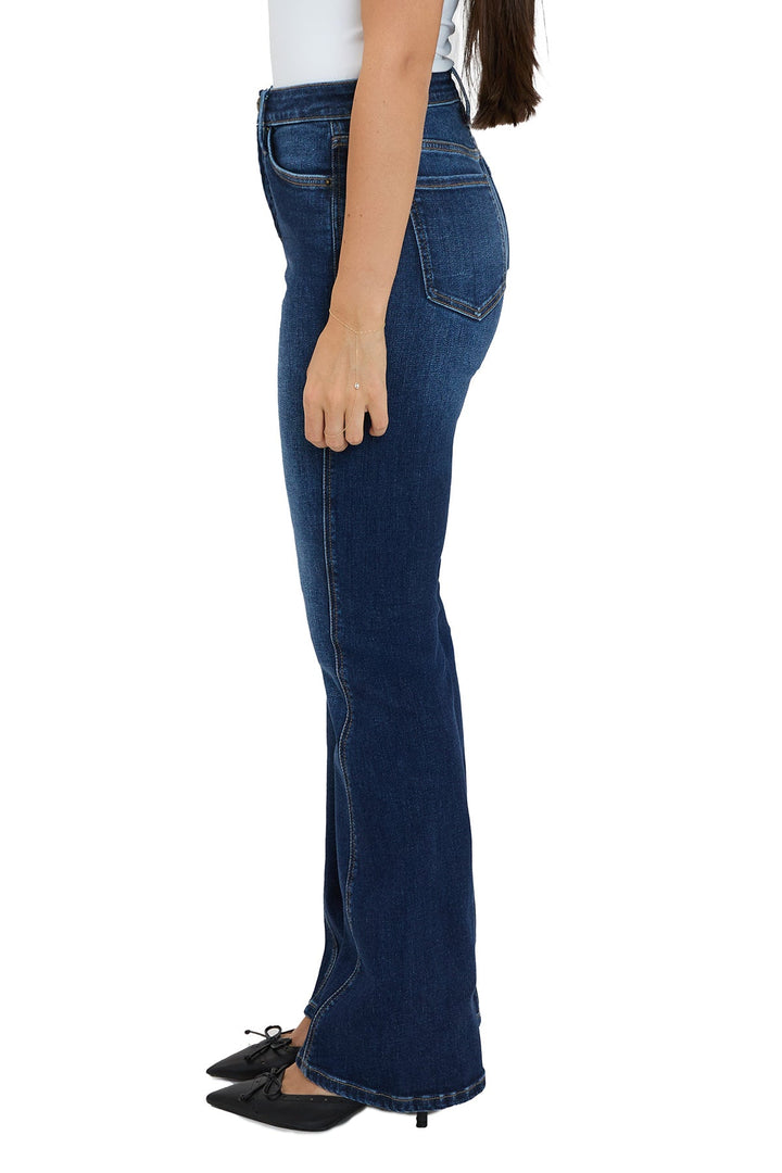 Plus Daisy High Rise Slim Angled Flare Jeans