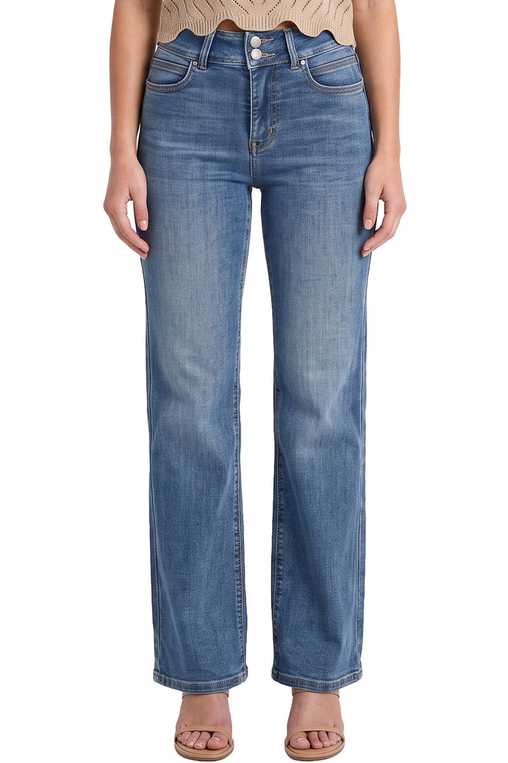 Hailey High Rise Wide Leg Slimmer Jeans