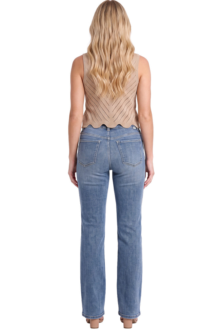 Hailey High Rise Wide Leg Slimmer Jeans