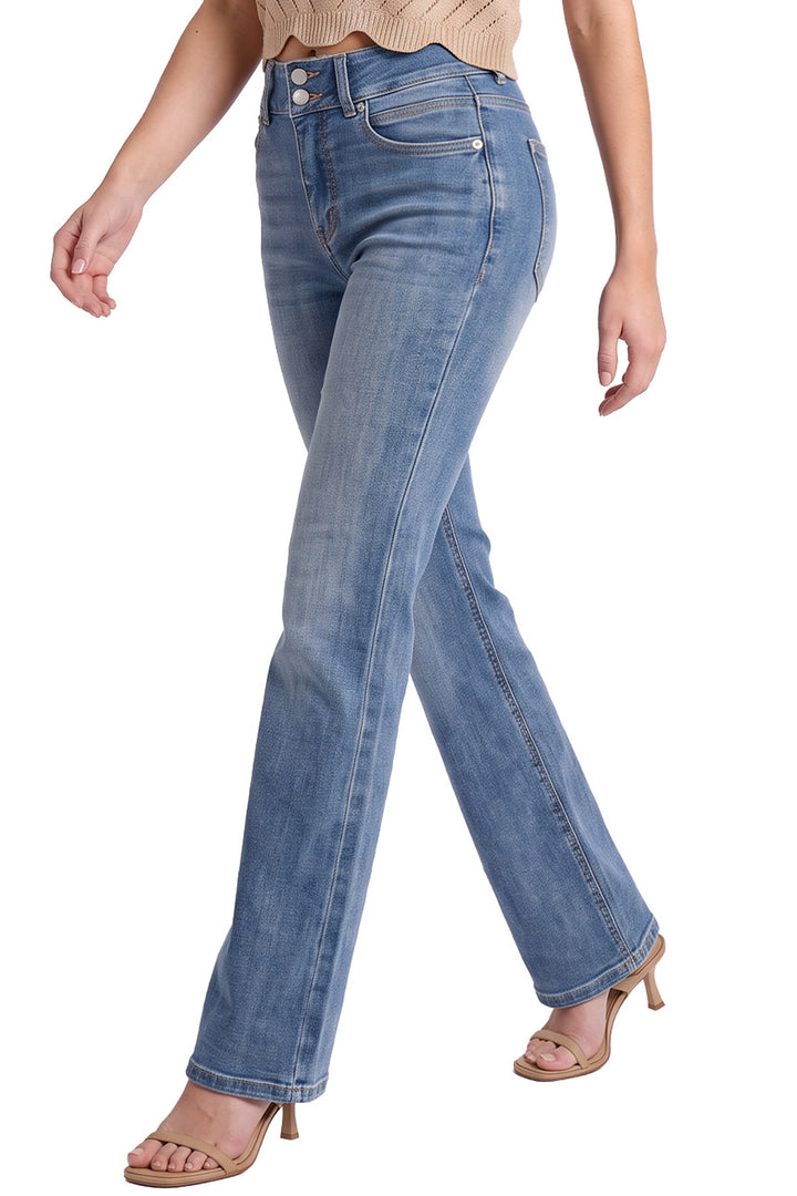 Hailey High Rise Wide Leg Slimmer Jeans