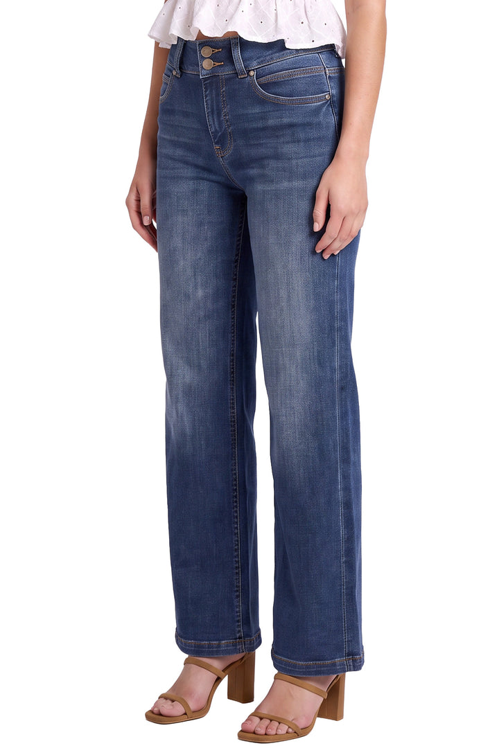 Hailey High Rise Wide Leg Slimmer Jeans