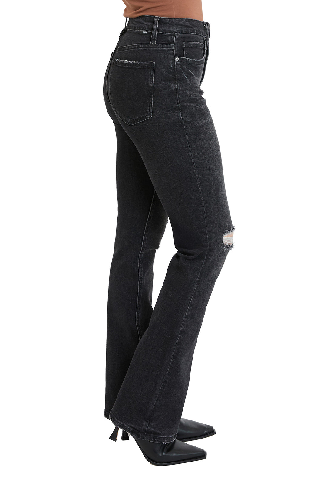 Plus Mia High Rise Essential Bootcut Ripped Jeans