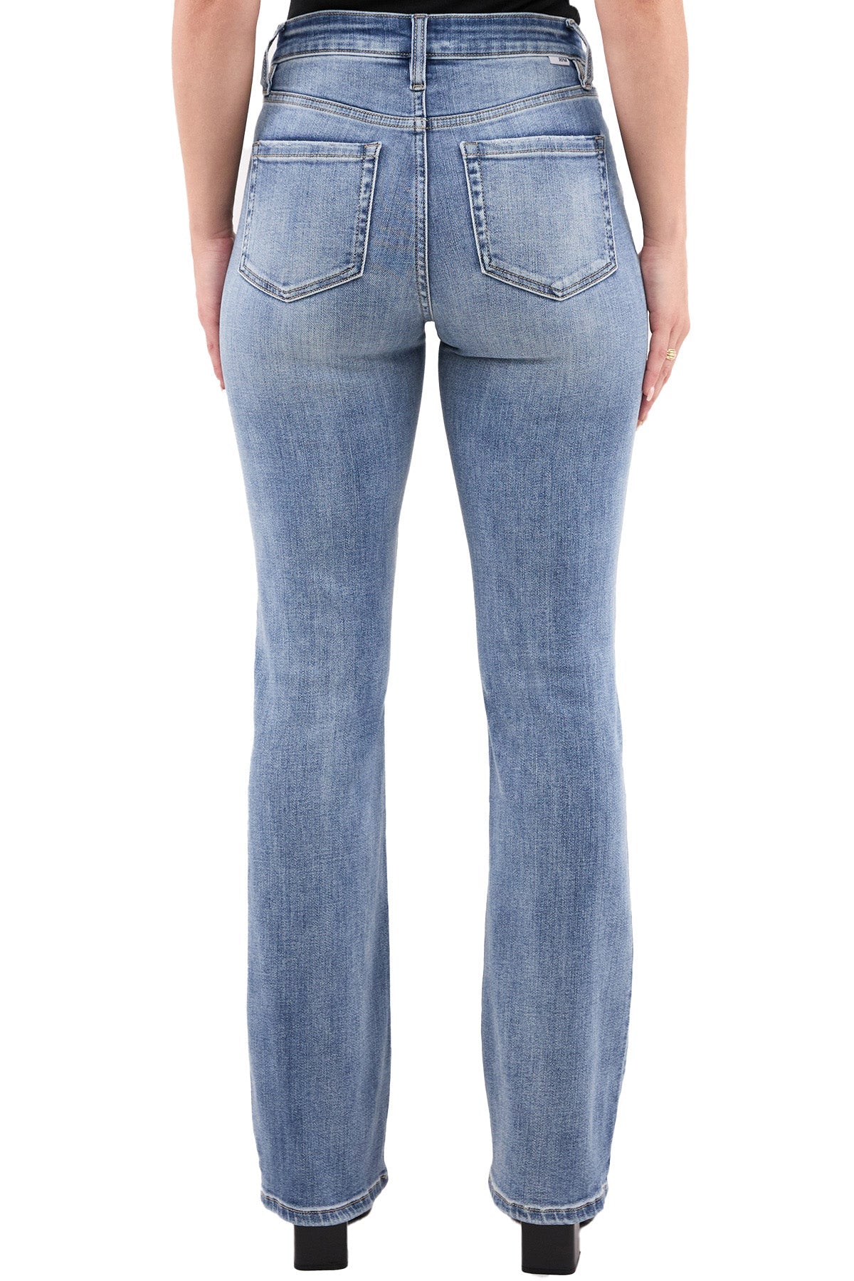 Mia High Rise Bootcut Distressed Jeans – RFM Denim