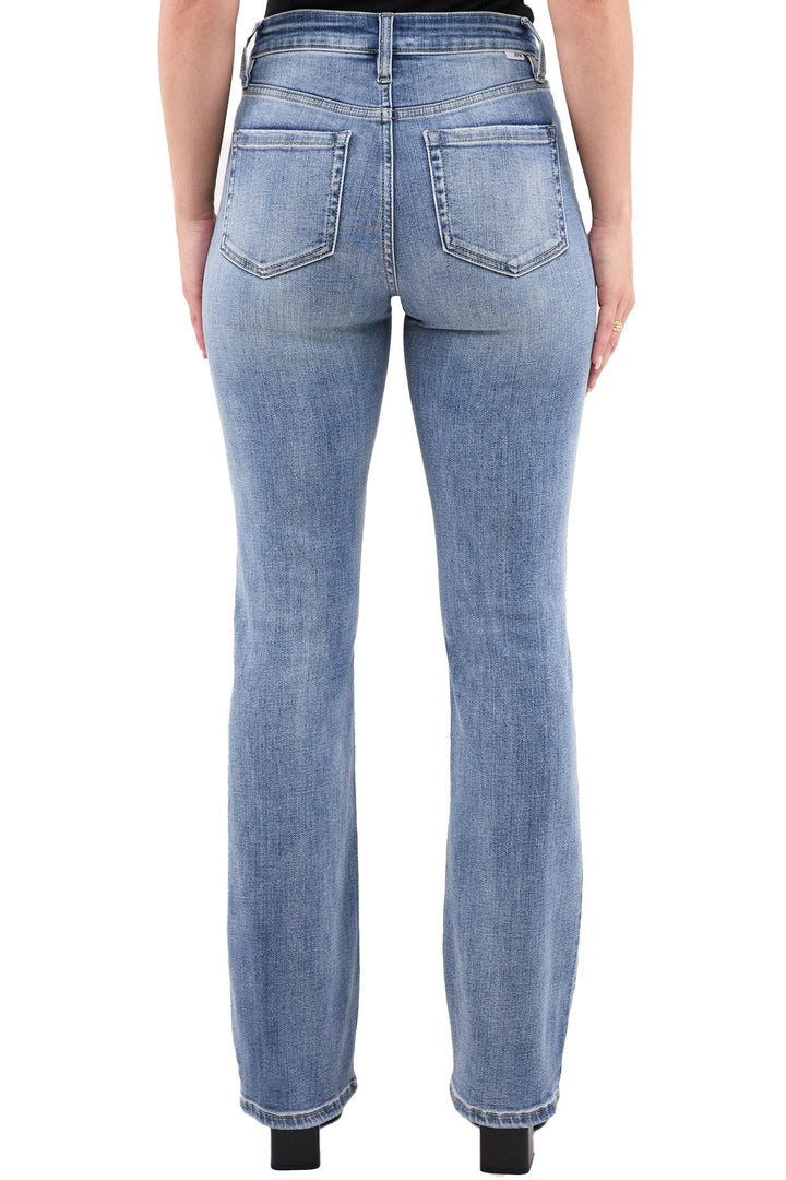 Plus Mia High Rise Bootcut Distressed Jeans