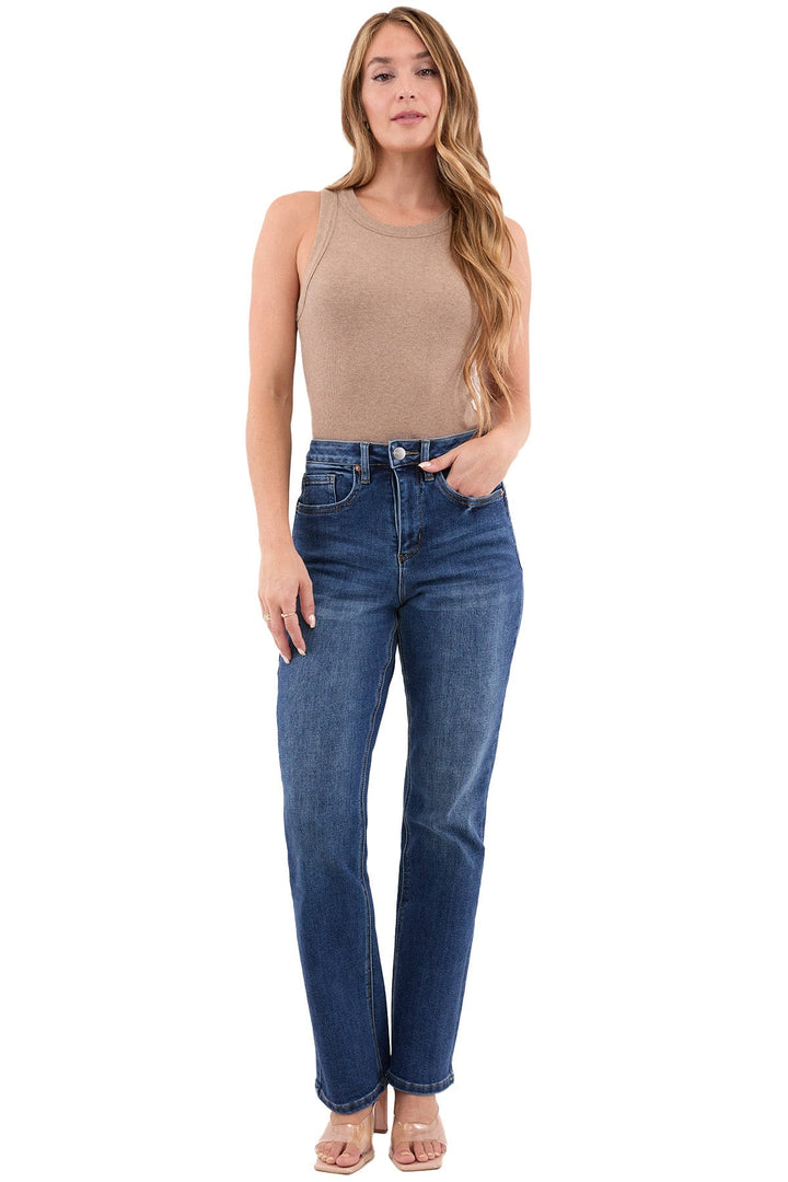 Plus Dylan High Rise Straight Leg Jeans