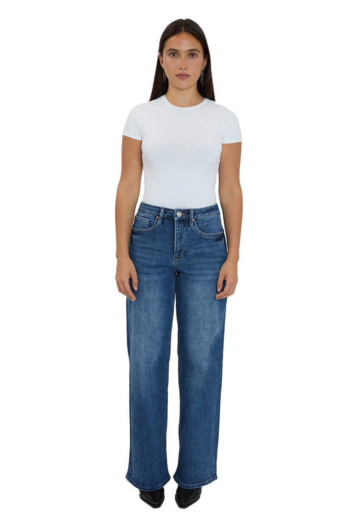 Plus Chloe High Rise Wide Leg Jeans