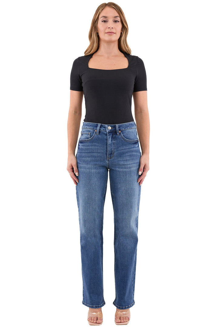 Plus Chloe High Rise Wide Leg Jeans