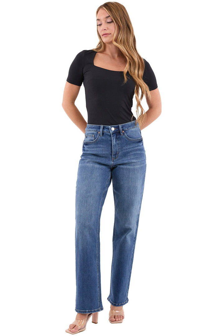 Plus Chloe High Rise Wide Leg Jeans