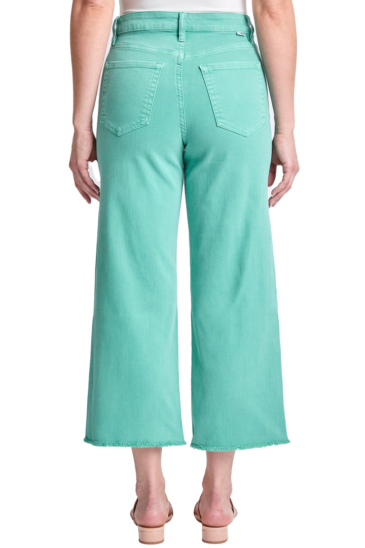 Plus Chloe High Rise Cropped Wide Leg Jeans