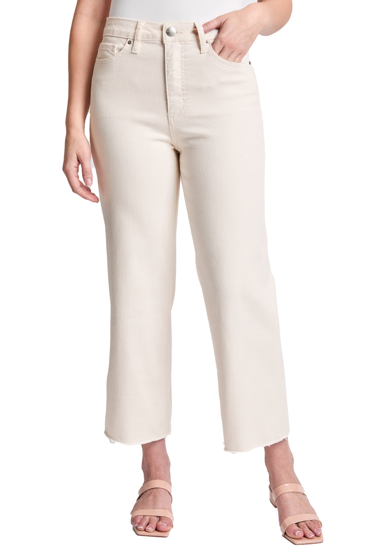Plus Chloe High Rise Cropped Wide Leg Jeans