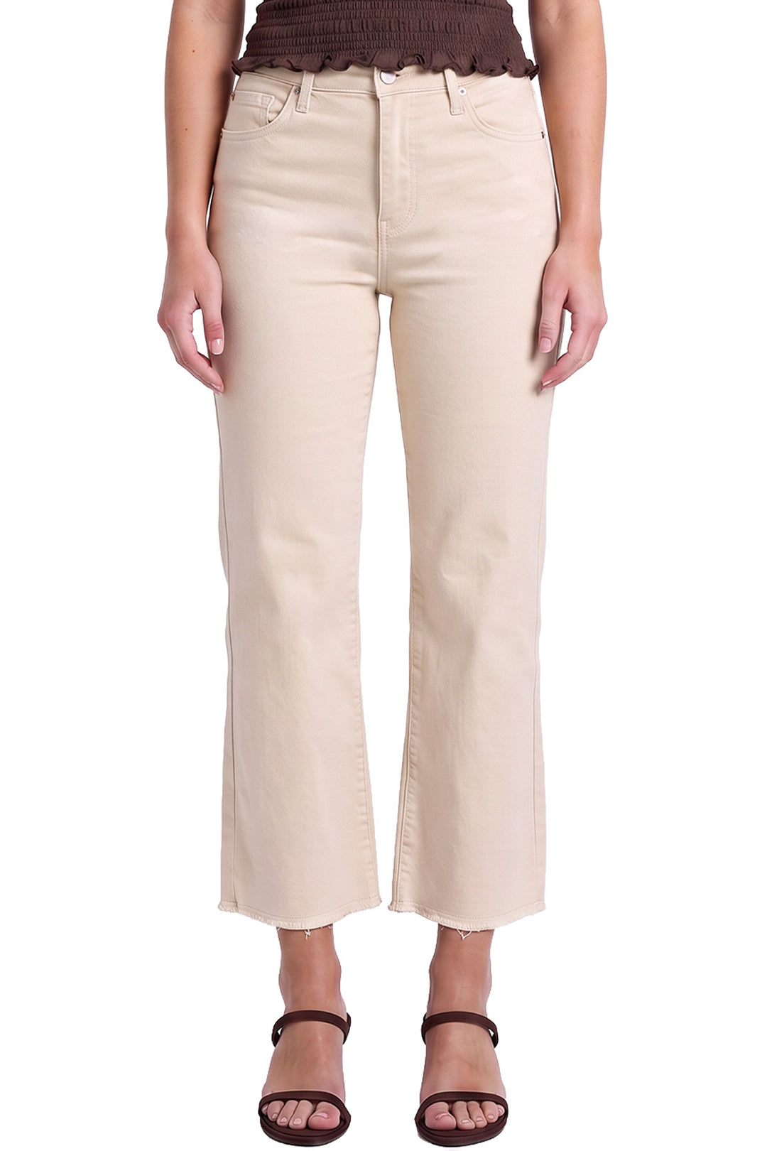 Dylan Essential High Rise Straight Leg Jeans