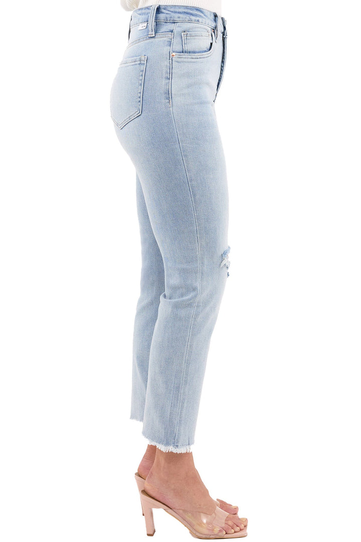 Plus Dylan High Rise Cropped Straight Leg Jeans