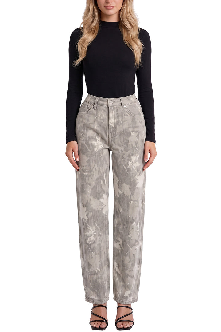 Stella Barrel Printed Jeans