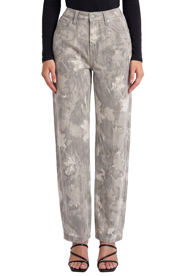 Stella Barrel Printed Jeans