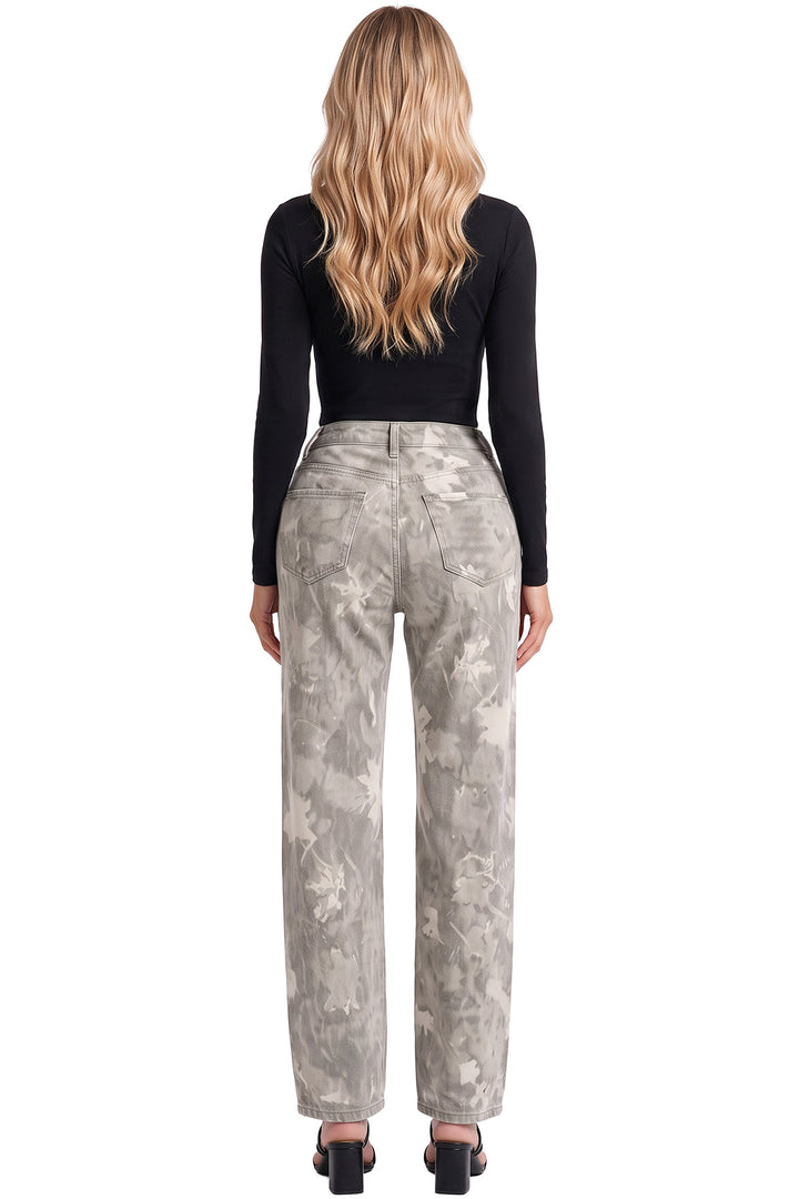 Stella Barrel Printed Jeans