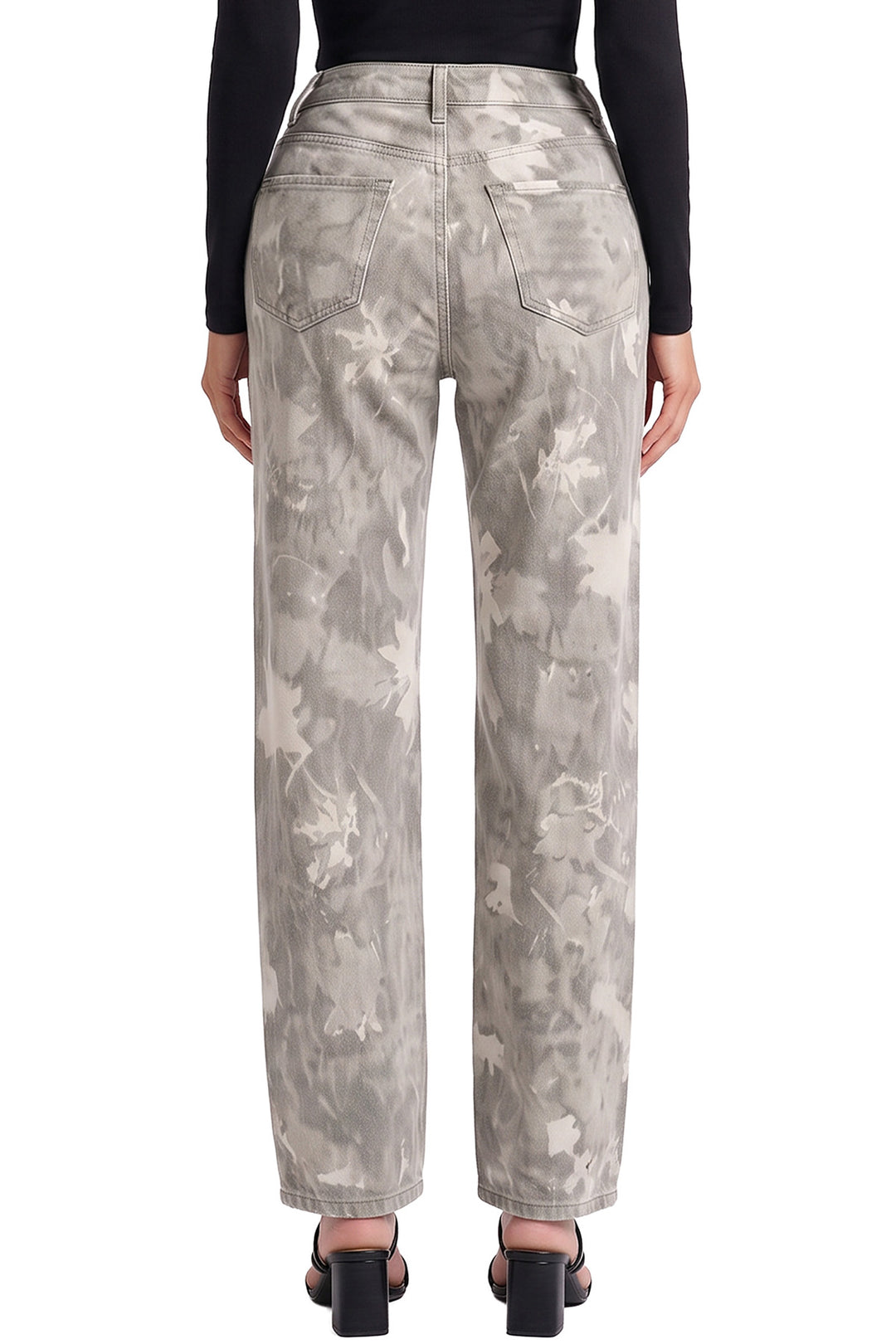 Stella Barrel Printed Jeans
