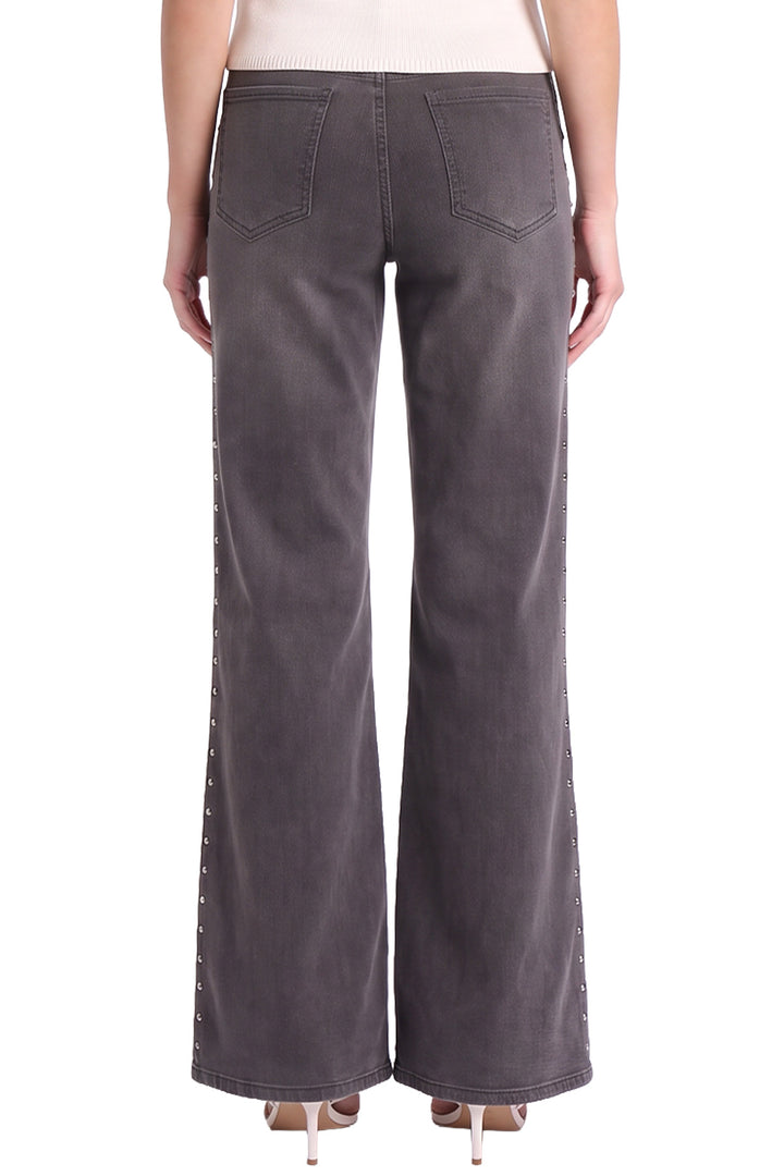 Chloe Wide Leg With Studs Jeans