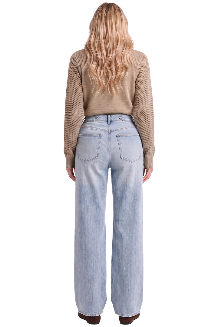 Hailey Wide Leg Jeans - Light