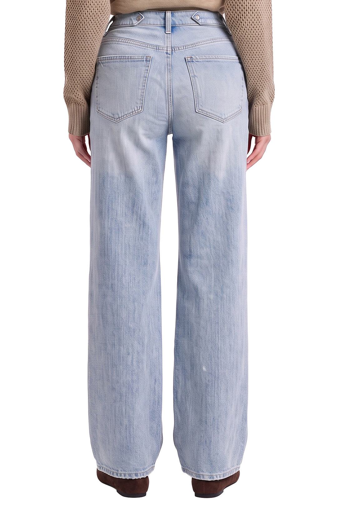 Hailey Wide Leg Jeans - Light