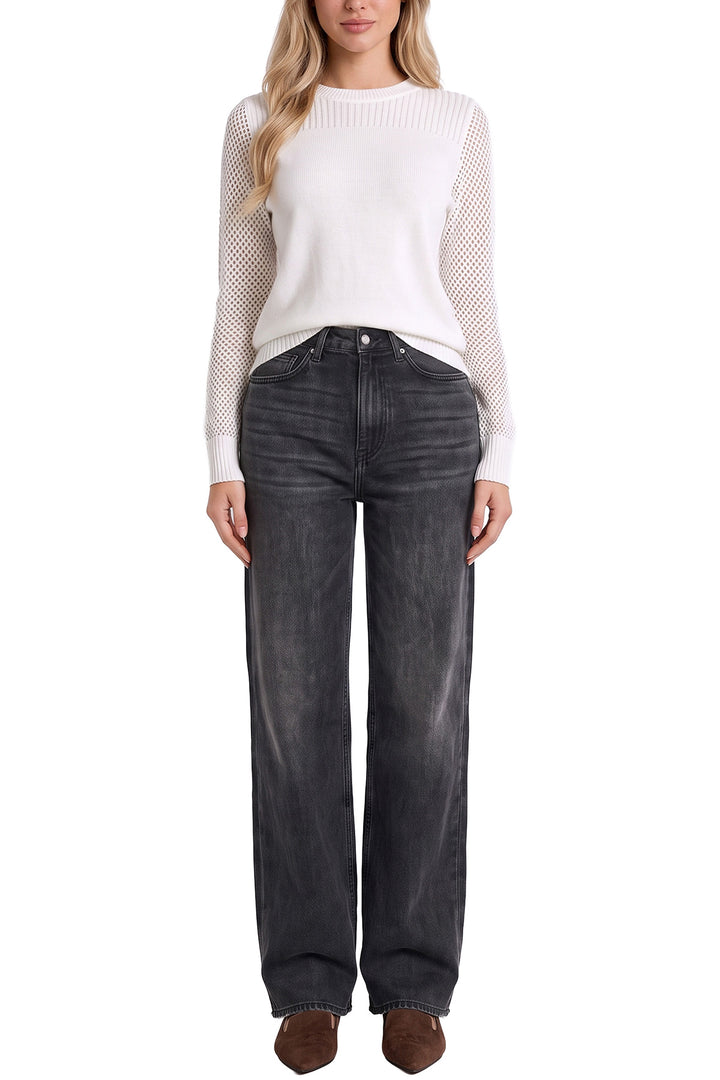 Hailey Wide Leg Jeans - Black