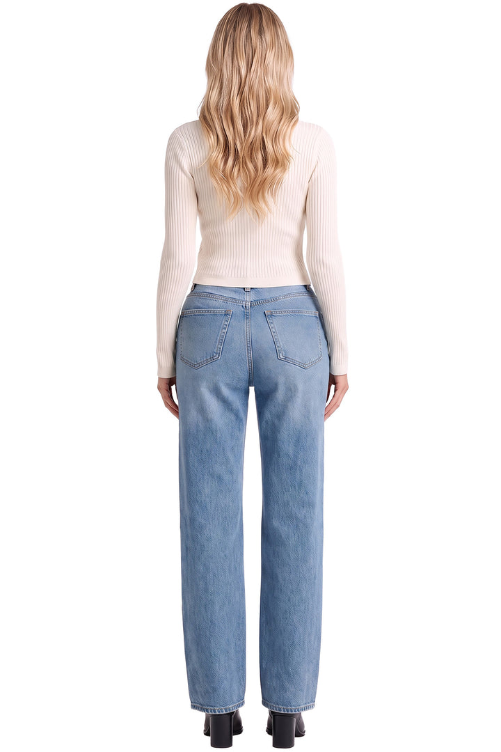 Hailey Wide Leg Studded Jeans