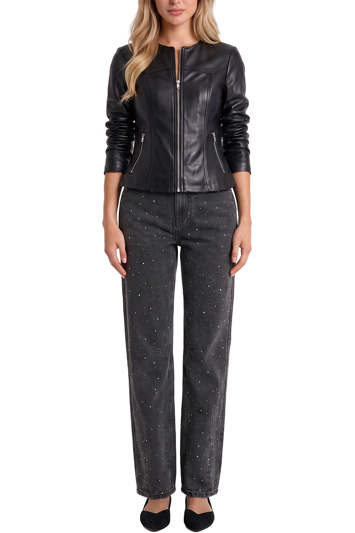 Stella Barrel Studded Jeans