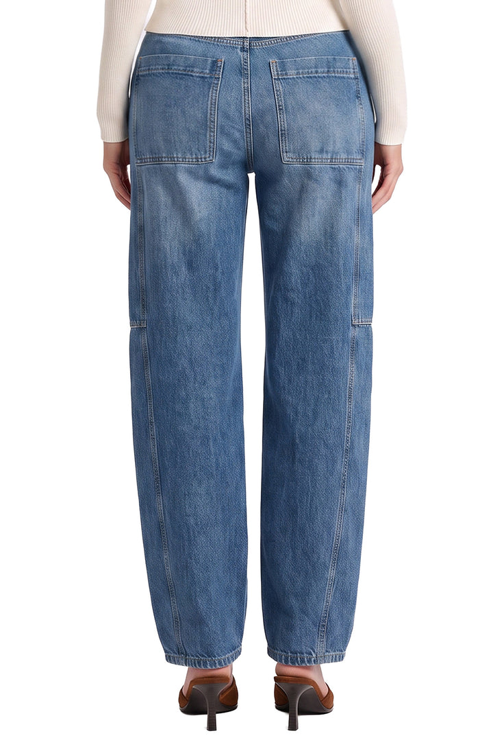 Stella Barrel Jeans with Seam Detail