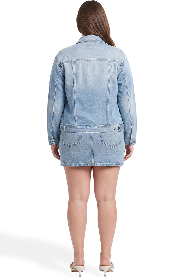 Plus Boyfriend Denim Jacket