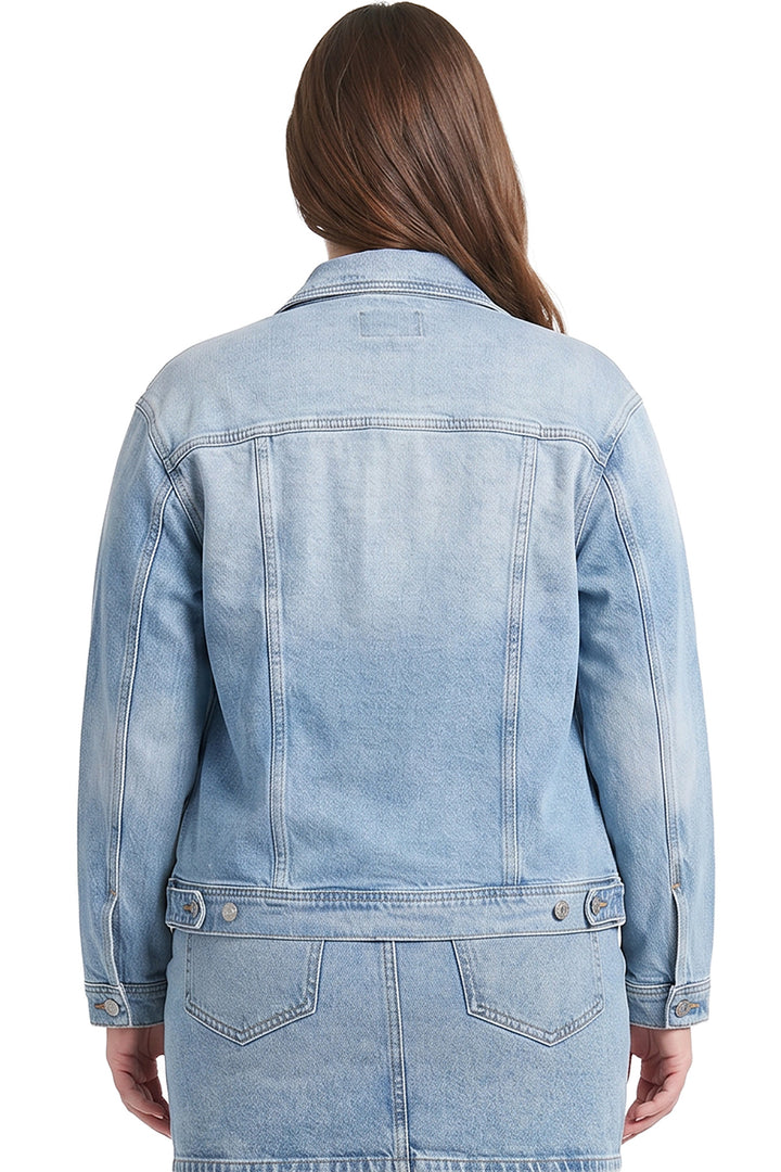 Plus Boyfriend Denim Jacket