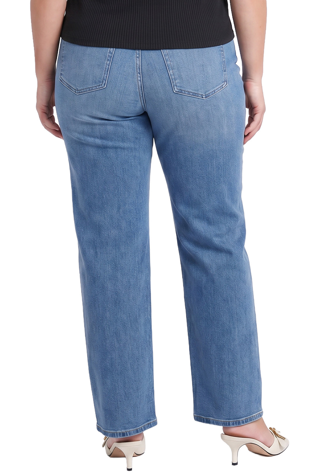 Plus Hailey High Rise Wide Leg Jeans